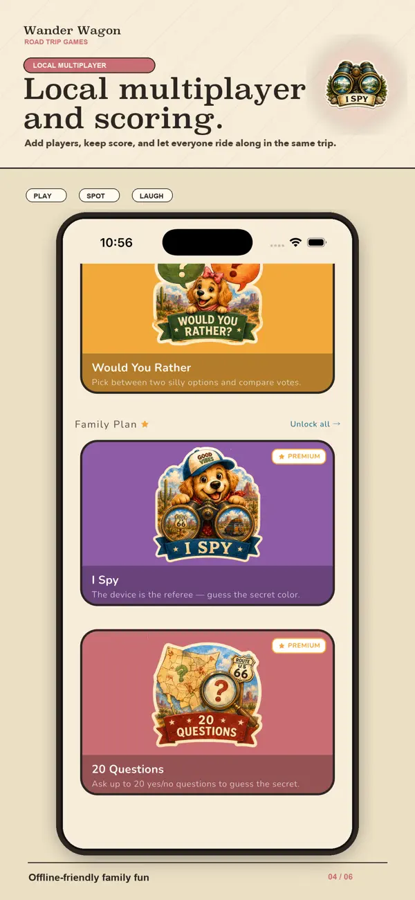 Local multiplayer and scoring App Store screenshot