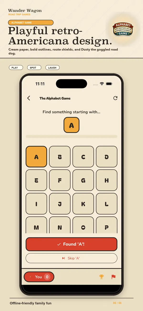 Alphabet Game App Store screenshot